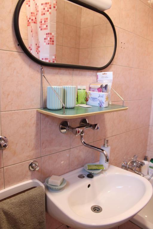 Koupelna v ubytování Studio apartman Hinko