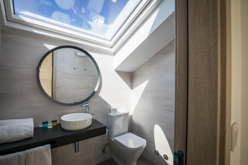 Koupelna v ubytování Hotel Pombal Rooms