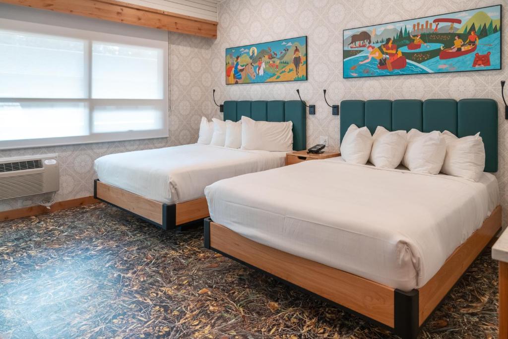 מיטה או מיטות בחדר ב-The Dorothy Motel