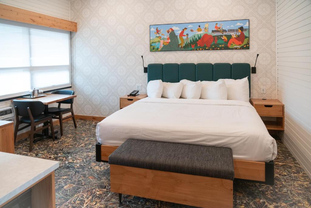 Postel nebo postele na pokoji v ubytování The Dorothy Motel