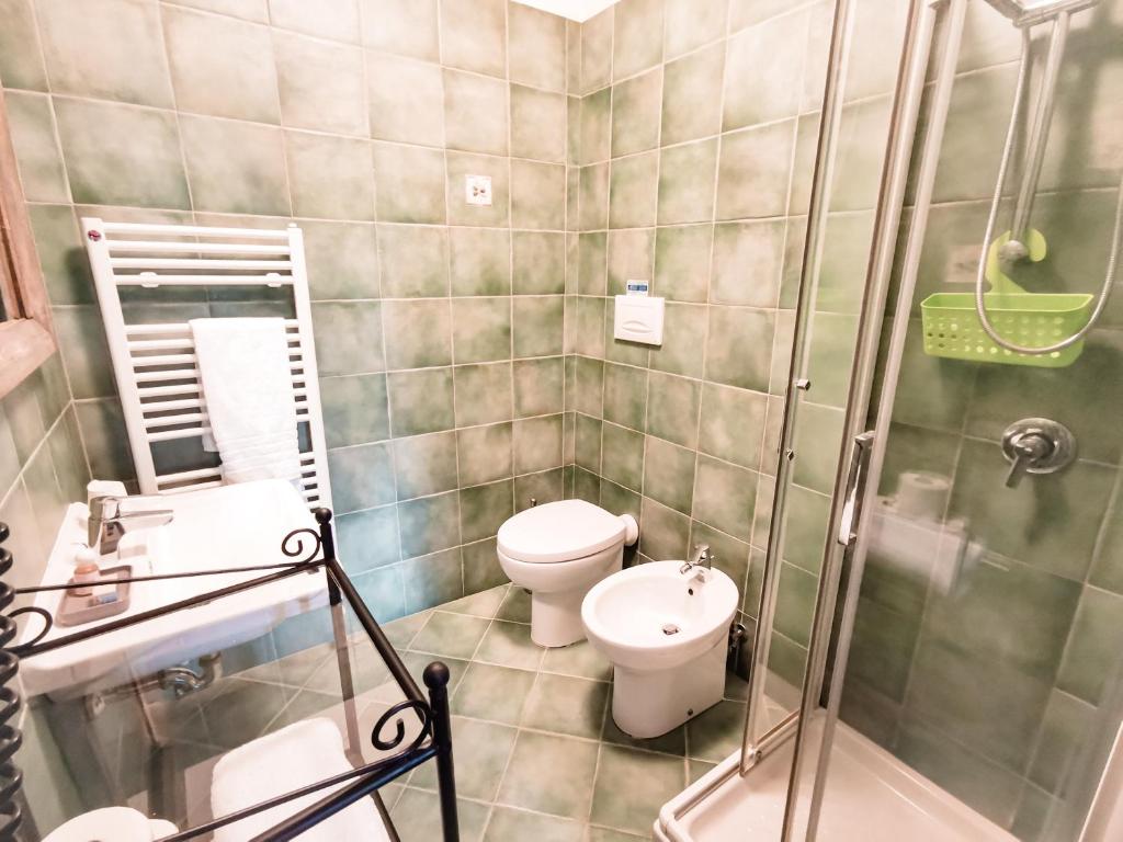 Koupelna v ubytování Locanda Acervum