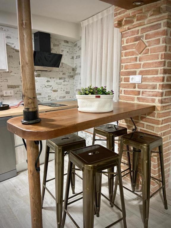 Kuchyň nebo kuchyňský kout v ubytování Casa Los Herreros