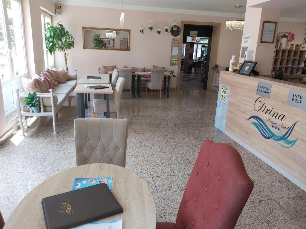 Posezení v ubytování Hotel Drina Premium