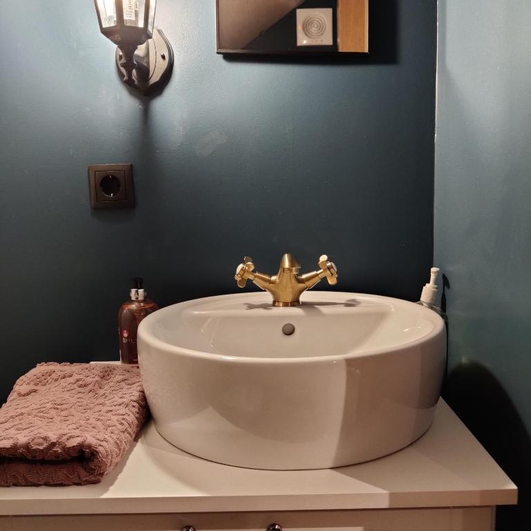 Koupelna v ubytování Prestshús 2 Guesthouse