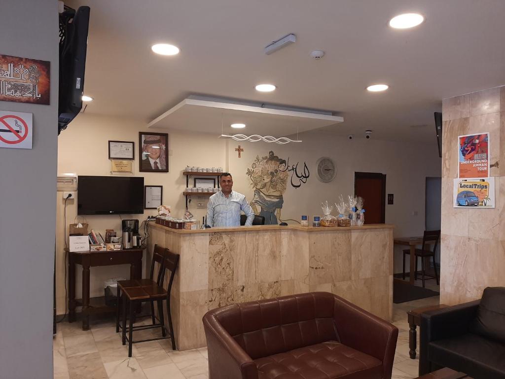 Lounge nebo bar v ubytování Layaali Amman Hotel