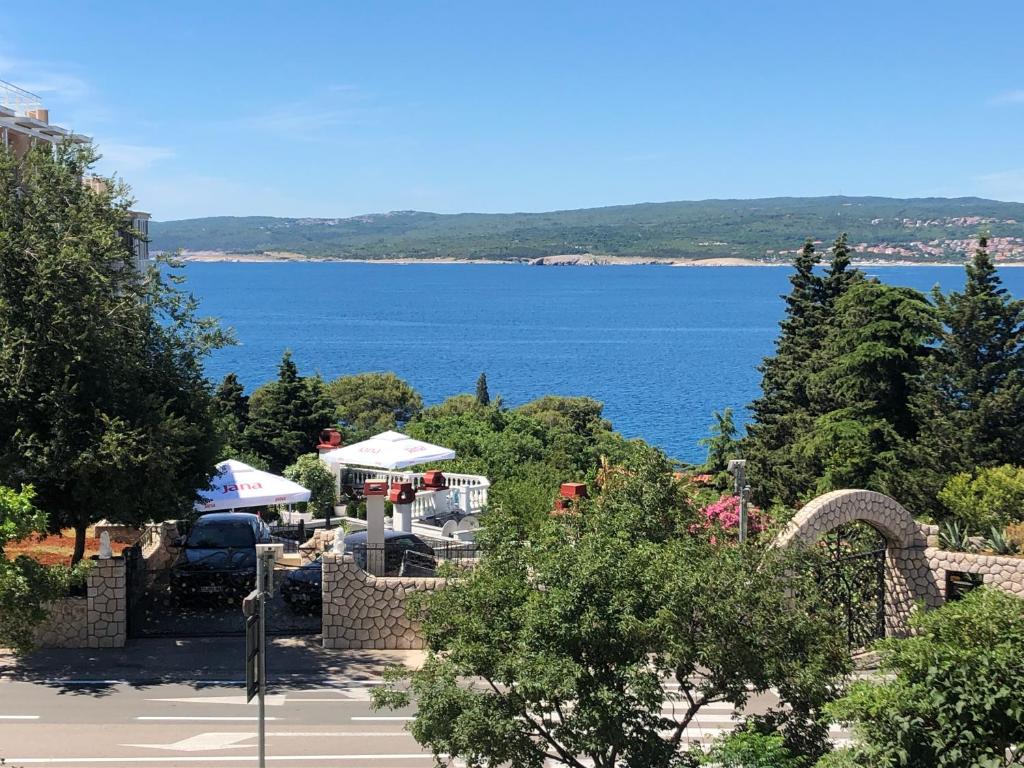 a view of a large body of water at La Villa - Beach house & Rooms in Crikvenica