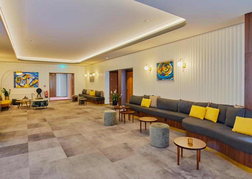 Posezení v ubytování Fosshotel Stykkisholmur