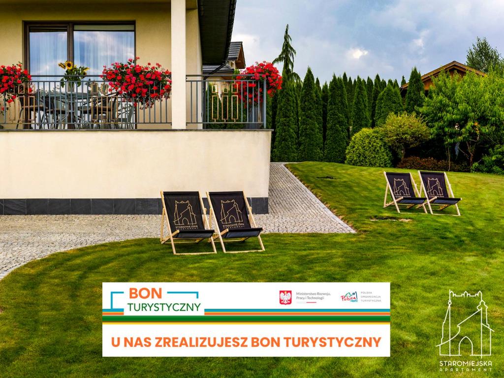 Zahrada ubytování Staromiejska Apartamenty