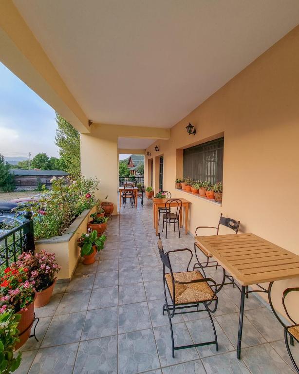 Balkón nebo terasa v ubytování Hotel Spiridoula