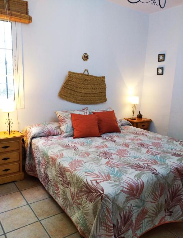 Postel nebo postele na pokoji v ubytování Casa Rural Las Molina