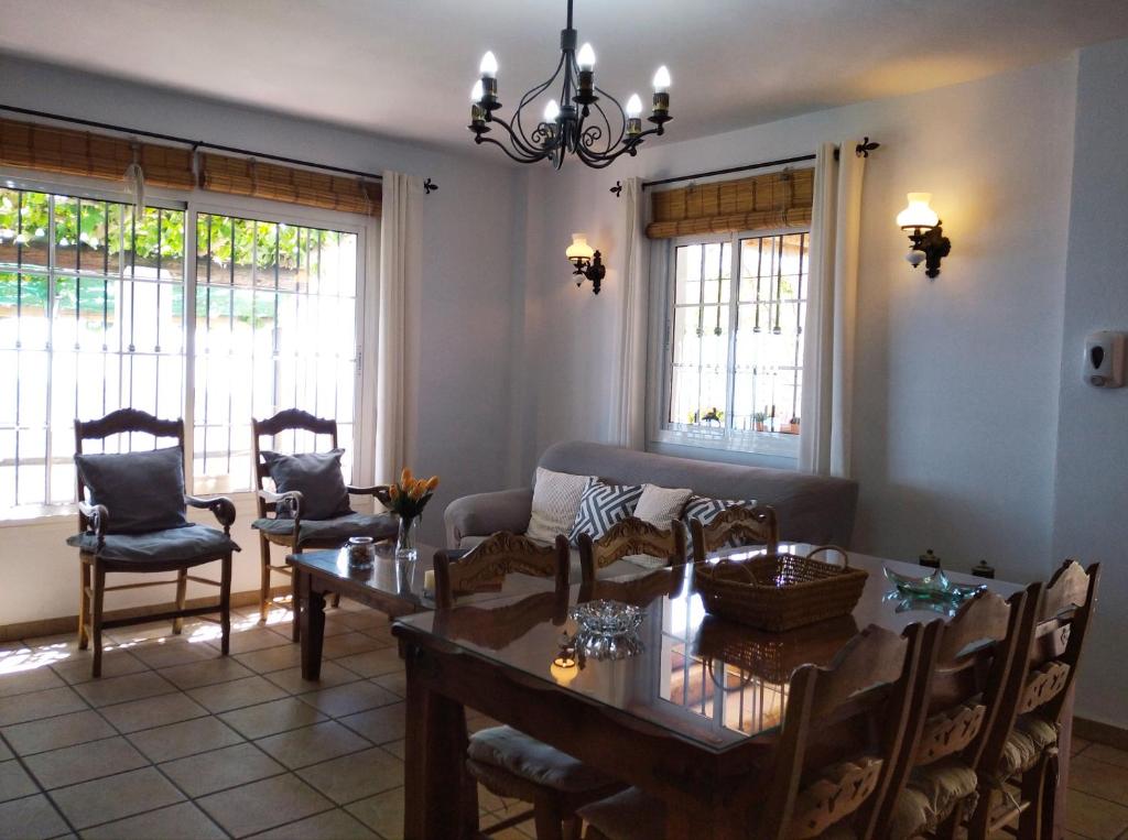 Posezení v ubytování Casa Rural Las Molina