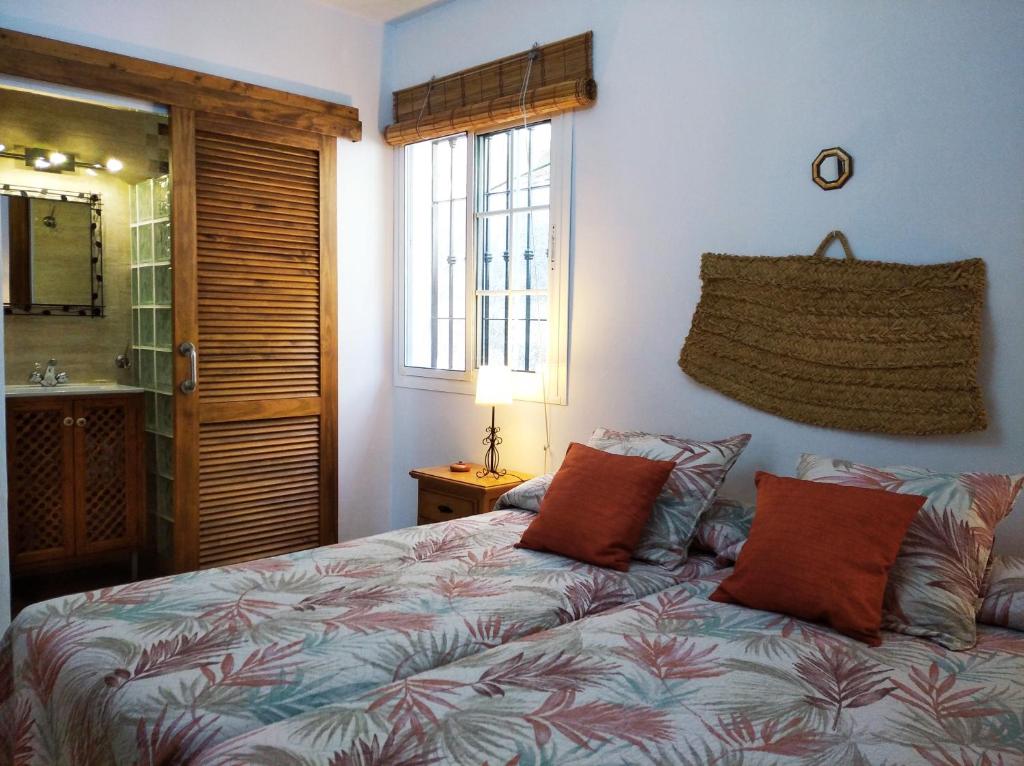Postel nebo postele na pokoji v ubytování Casa Rural Las Molina