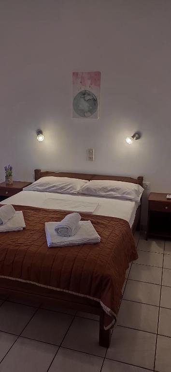 Postel nebo postele na pokoji v ubytování Moments