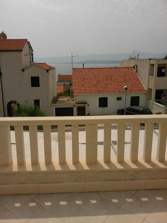 Balkón nebo terasa v ubytování Sea view room
