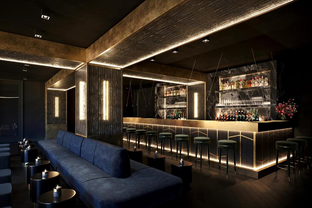 Lounge nebo bar v ubytování Hotel AMANO East Side
