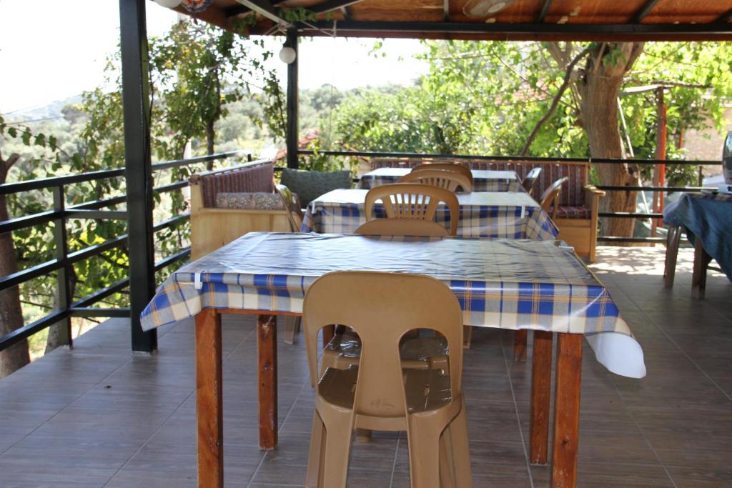 A balcony or terrace at Jet Pension
