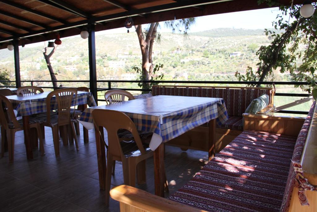 A balcony or terrace at Jet Pension