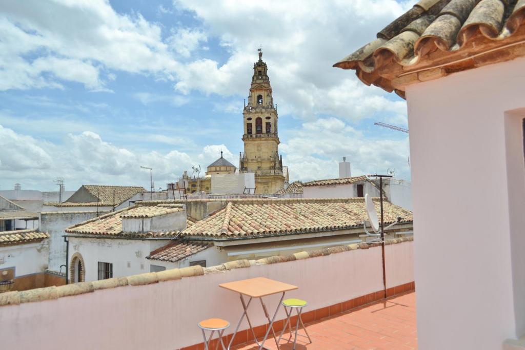 a view of a city from the roof of a building at SunShine Buen Pastor in Córdoba