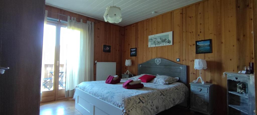 Postel nebo postele na pokoji v ubytování Maison d'Hôtes Le shorten