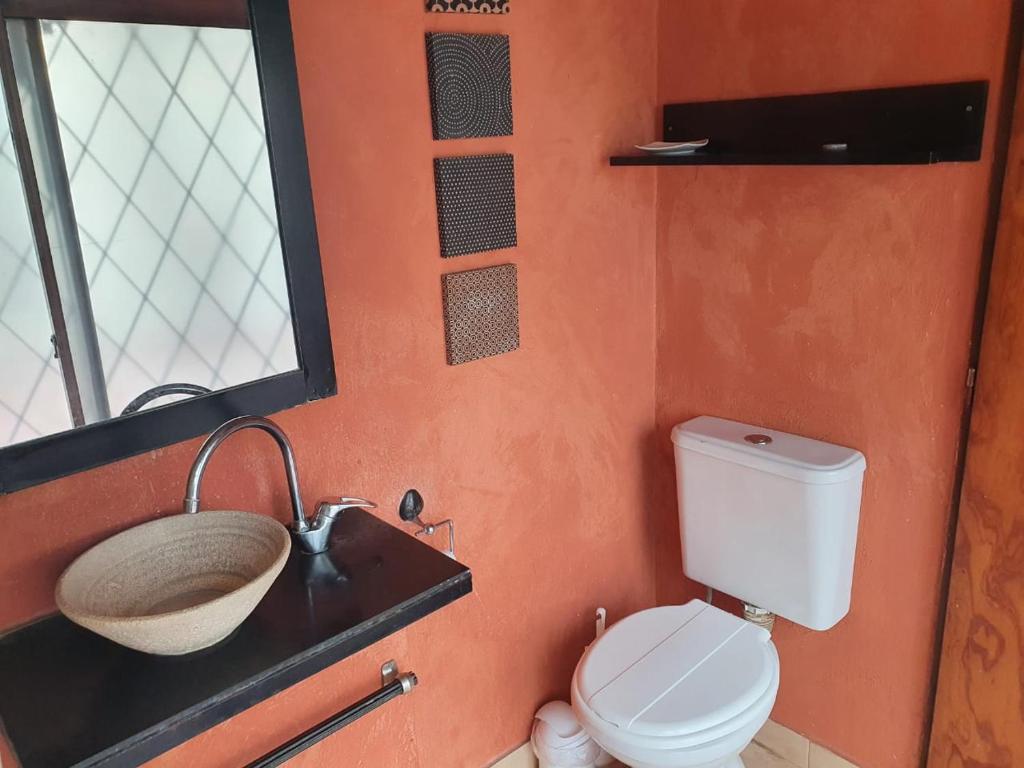 
A bathroom at Duclout comfort inn
