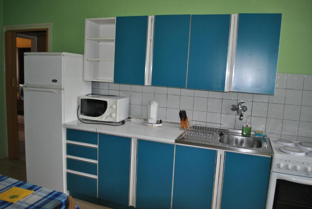 Kuchyň nebo kuchyňský kout v ubytování Apartmán Viktorie