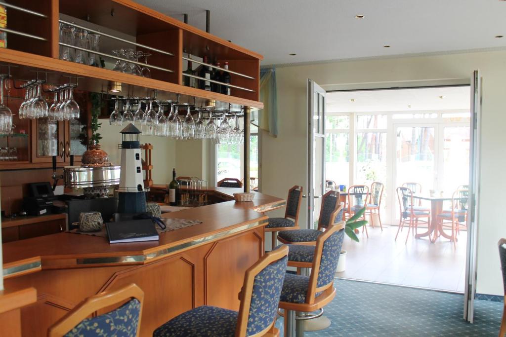 Lounge nebo bar v ubytování Hotel Garni Meeresblick