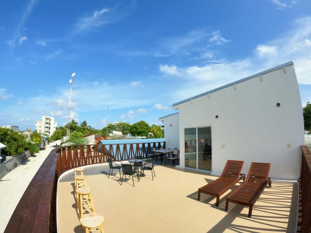 Balkón nebo terasa v ubytování Violet Inn Hotel