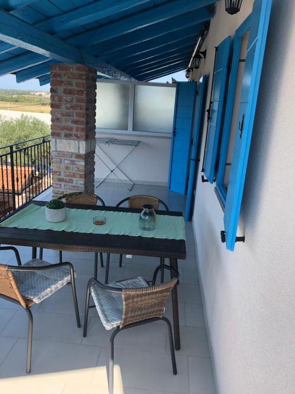 Balkón nebo terasa v ubytování Apartman Lina