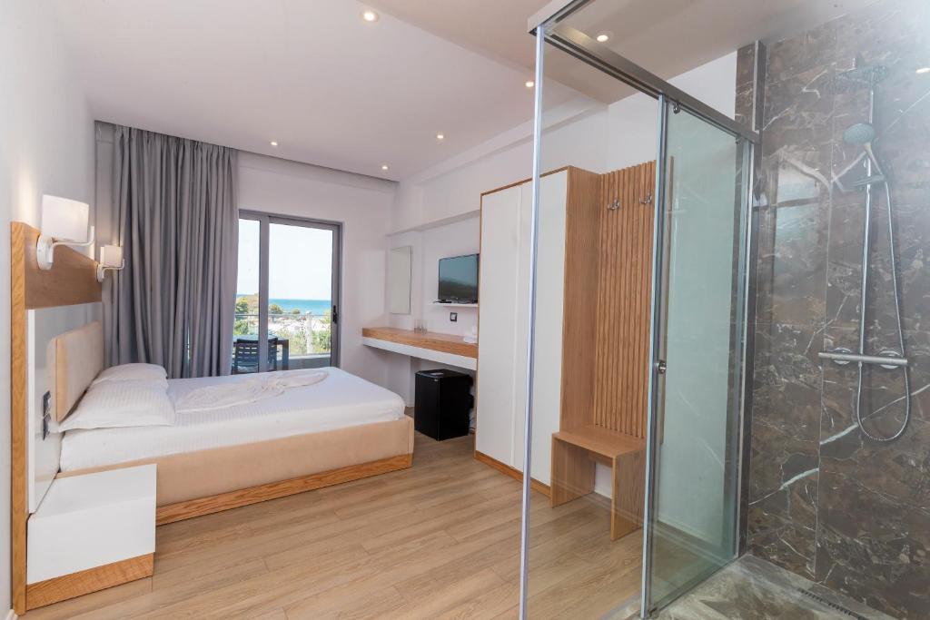 Ventus Hotel - Deluxe Double Room With Balcony And Sea View
