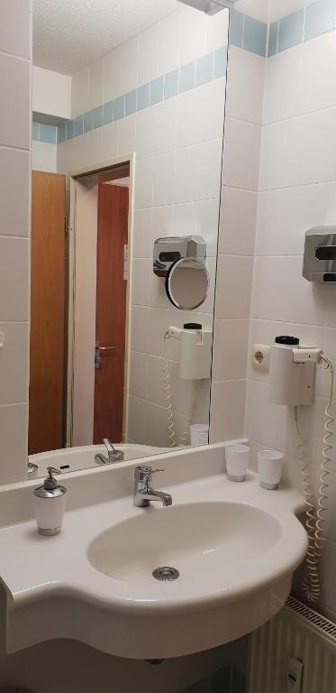 Koupelna v ubytování 2 Zimmer Mitterdorf