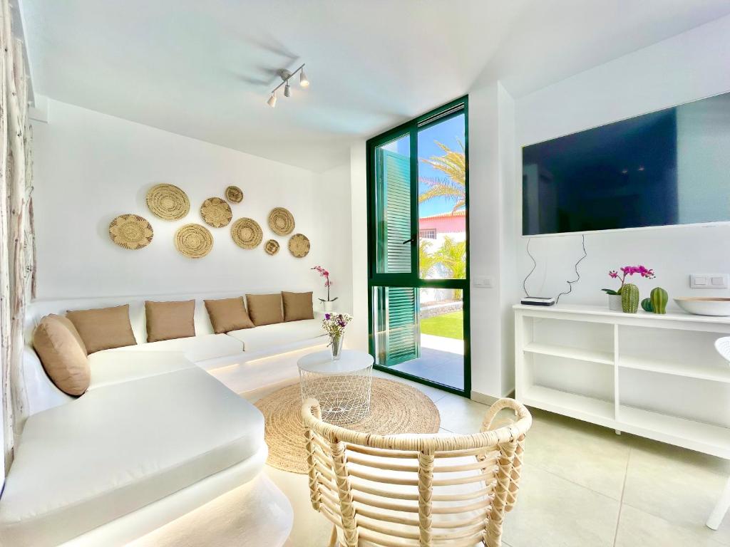 Posedenie v ubytovaní Taucho - private, heatable pool, BBQ, 4 bedrooms - Vivienda vacacional
