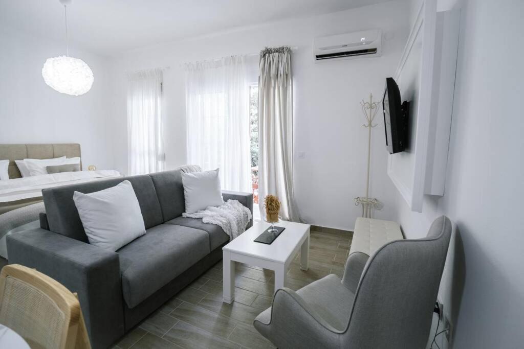 TV a/nebo společenská místnost v ubytování Luxury Central Studio
