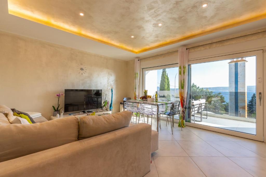 Posezení v ubytování Apartment Rippl II
