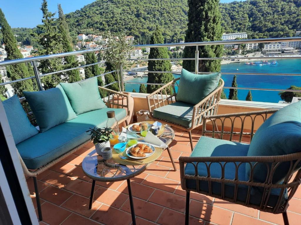 Balkon ili terasa u objektu BLUE DREAM - Stylish Apt with stunning sea view