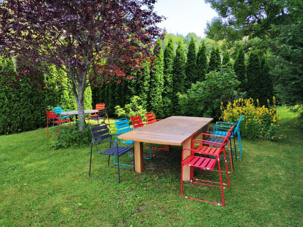 Zahrada ubytování Maison Le ROZET