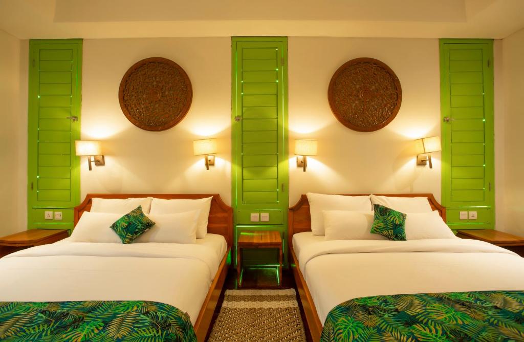 Eco Tree O'tel - Habitación Superior Con Dos Camas Queen