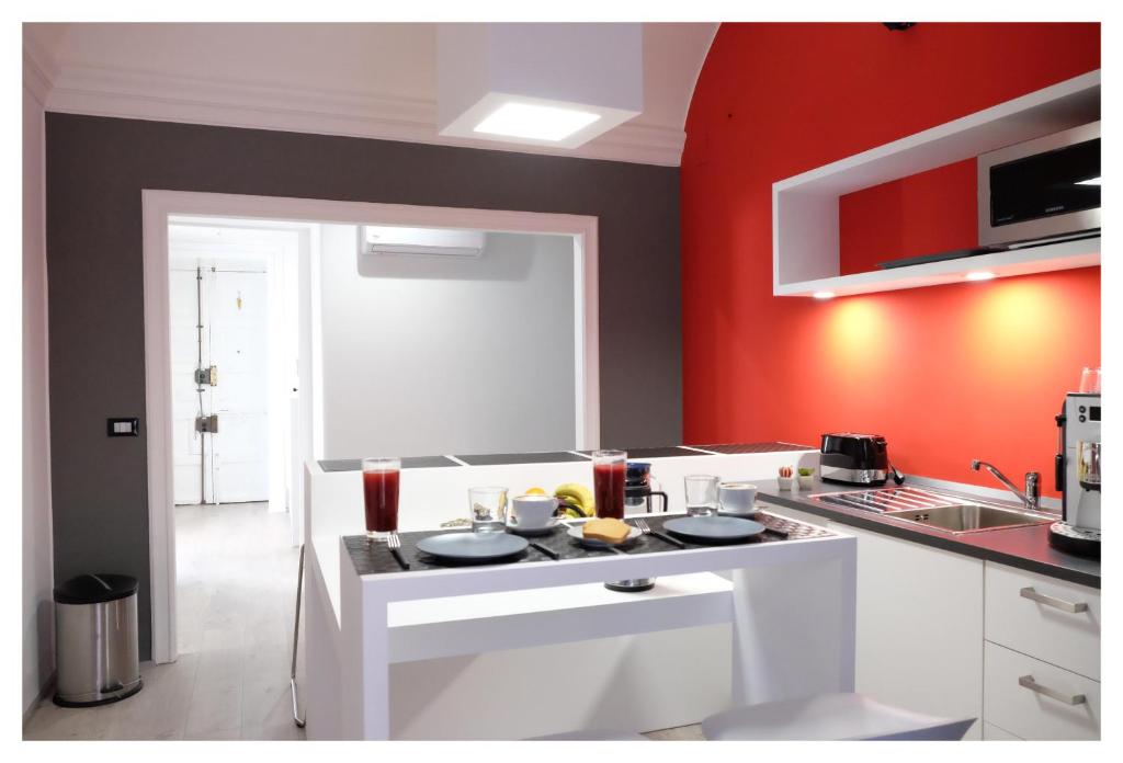 A cozinha ou kitchenette de B&B Elmi