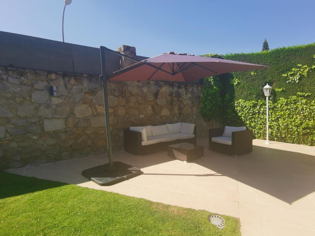Zahrada ubytování Casa Bellavista Becerril