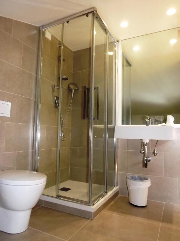 Koupelna v ubytování Airone Wellness Hotel