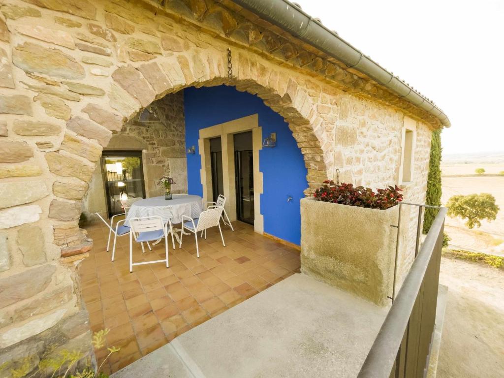 Balkón nebo terasa v ubytování Masia de Queralt Luxury Casa Rural Spa y Vistas