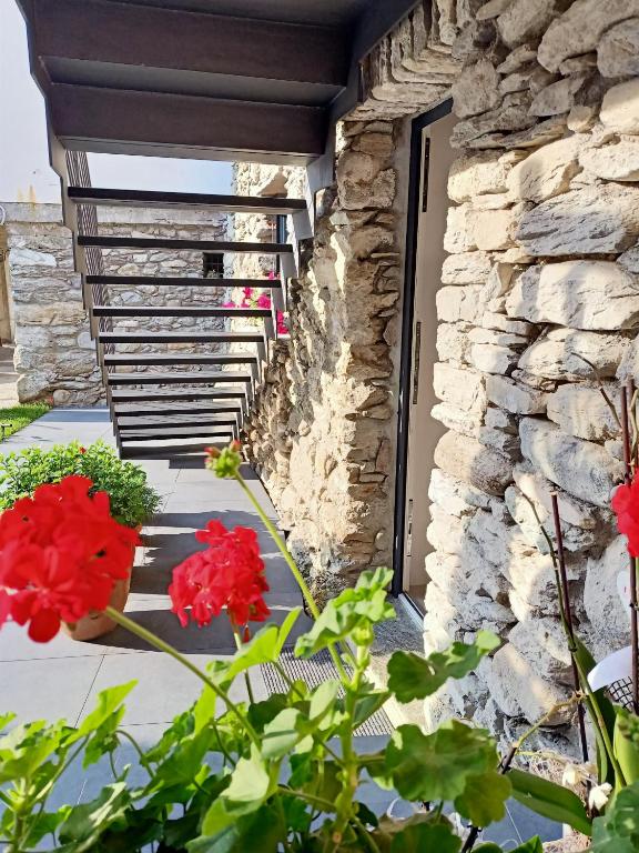 Balkon oz. terasa v nastanitvi V&V RentRoom Design