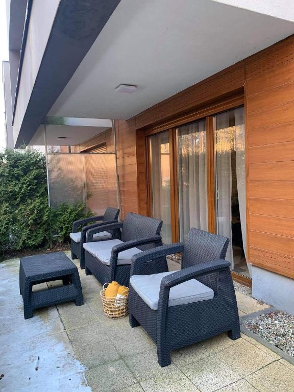 Posedenie v ubytovaní Apartament Morski