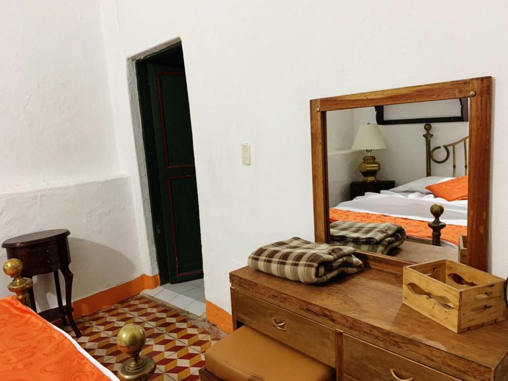 Postel nebo postele na pokoji v ubytování Casa Museo Alcantus