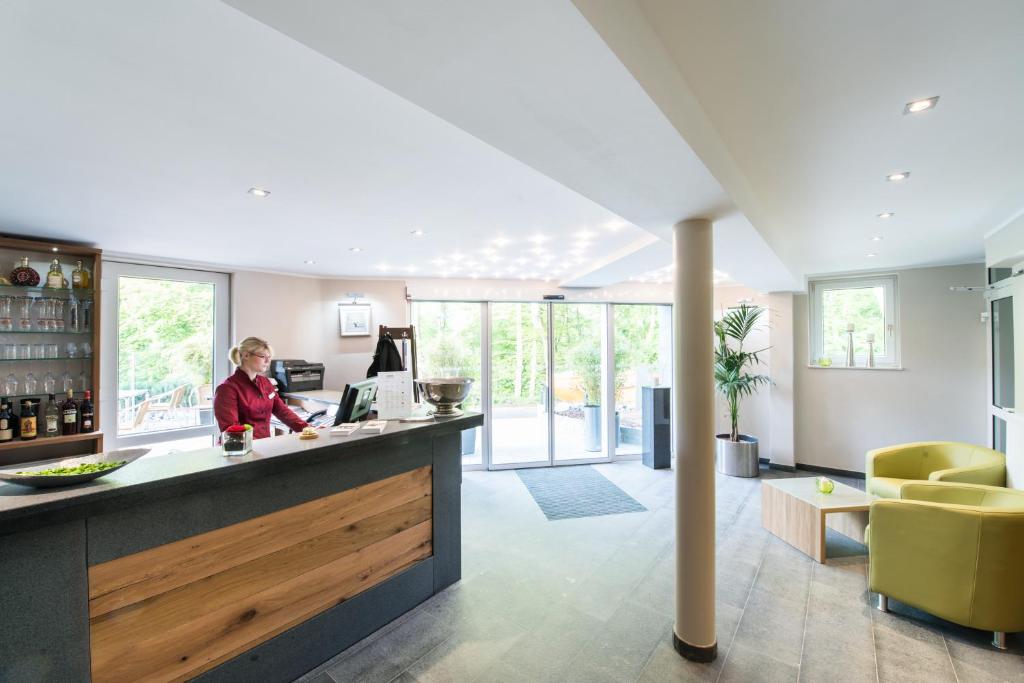 Posezení v ubytování Hotel am Herkules