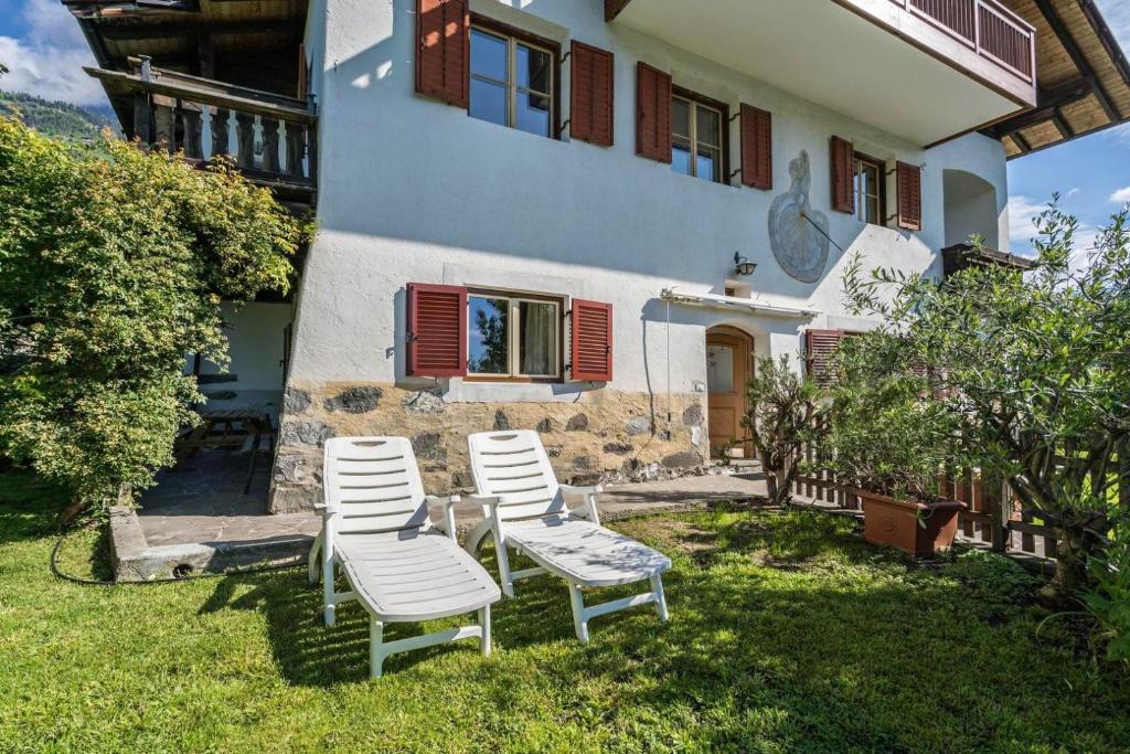 Zahrada ubytování Ferienwohnung Lafreid Algund