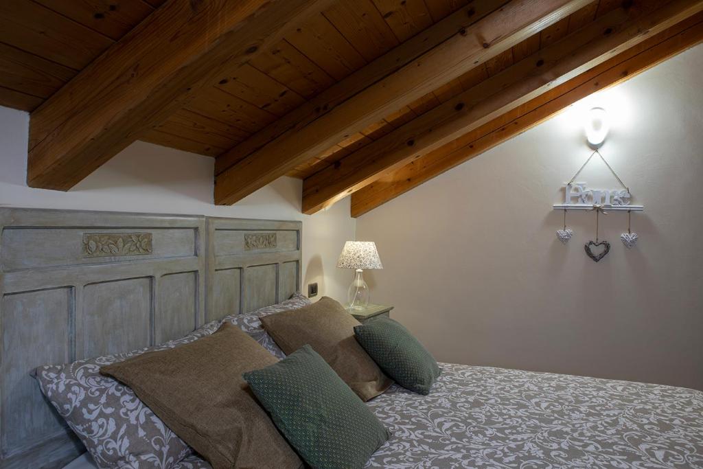Postel nebo postele na pokoji v ubytování Ca di Nadia