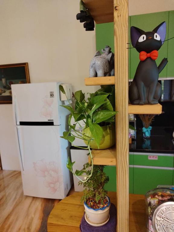 Kuchyň nebo kuchyňský kout v ubytování 鄉間雅築休閒民宿Country Villa Homestay