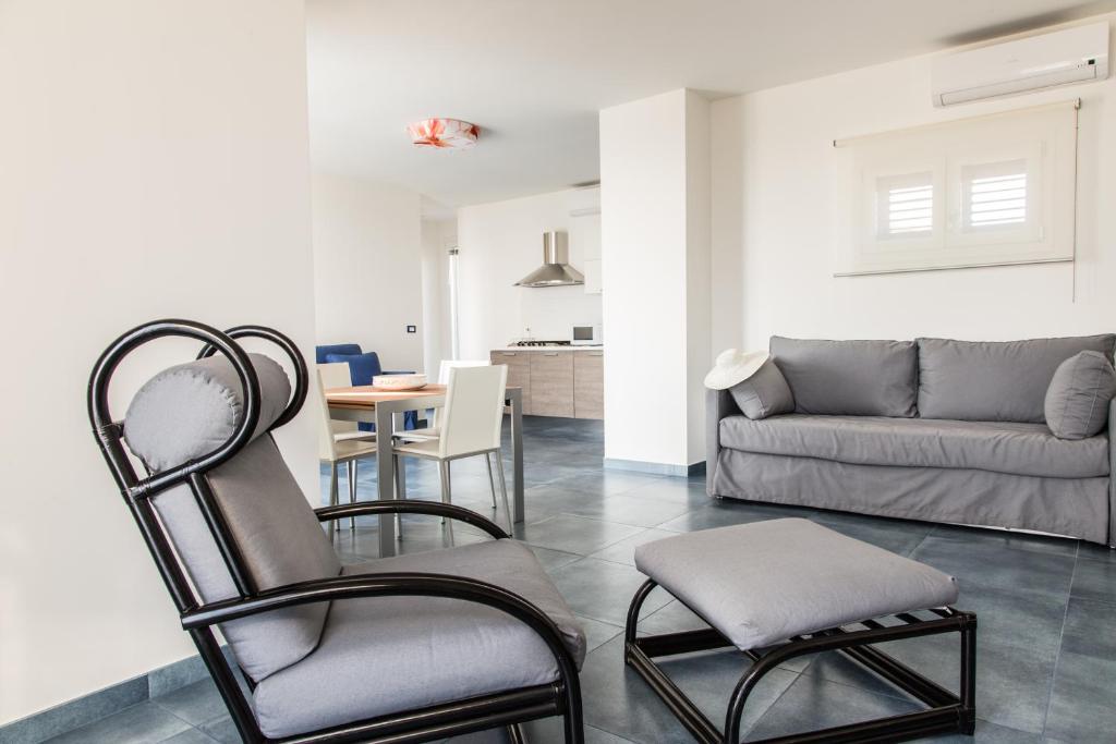 Część wypoczynkowa w obiekcie Fani Luxury Villas