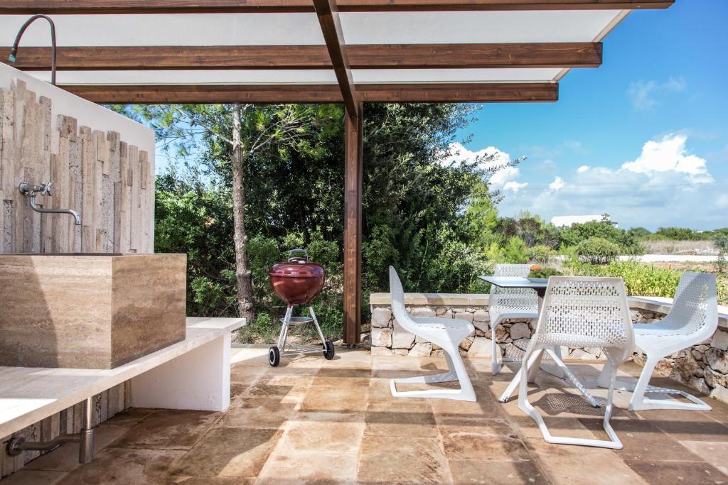 Balkon lub taras w obiekcie Fani Luxury Villas