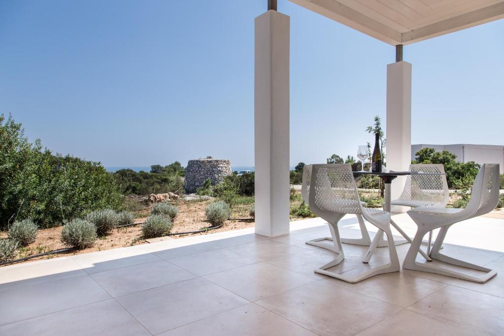 Balkon lub taras w obiekcie Fani Luxury Villas